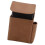 PU Cigarette Case with Lighter Holder 20 Packs Cigarette Box Wallet Design for Men Smoke Tools Brown 10