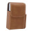 PU Cigarette Case with Lighter Holder 20 Packs Cigarette Box Wallet Design for Men Smoke Tools Brown 1