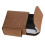 PU Cigarette Case with Lighter Holder 20 Packs Cigarette Box Wallet Design for Men Smoke Tools Brown 6