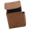 PU Cigarette Case with Lighter Holder 20 Packs Cigarette Box Wallet Design for Men Smoke Tools Brown 5