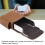 PU Cigarette Case with Lighter Holder 20 Packs Cigarette Box Wallet Design for Men Smoke Tools Brown 7