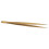 Goldfarbene Aluminiumlegierung Präzisionspinzette, Feinspitze 15