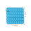 Schädel-Silikonform 2 Stück Braun/Blau 16,8  15,9 cm 12