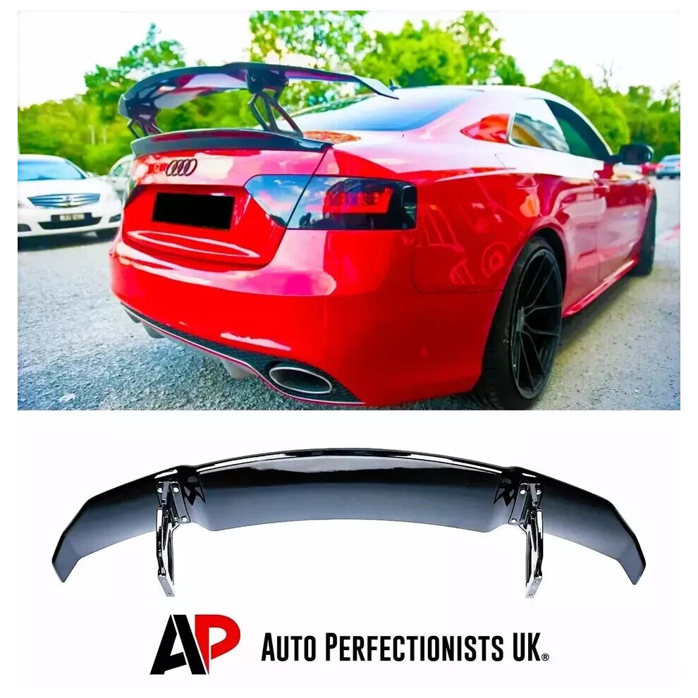 For Audi A5 S5 Rs5 B8 8T Big Racing Drift Spoiler Wing 2007-16 Black 5061072663307