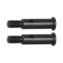 2 Stück Stahl RC-Vorderachse 23 mm x 5 mm LOSI 1/10 22S