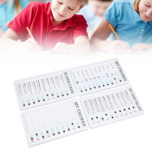 Tabla de tareas multipropósito de 4 piezas, reutilizable, DIY para casas rodantes, hogar y apoyo a personas mayores.