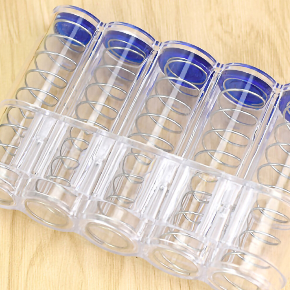 Coin Changer Dispenser Multi Layer Stackable Large Capacity Coin Storage Tubes Coin Box For Office Bank Transparent 7661321012122