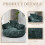 (Emerald) High-Back Bean Bag Lounger Sofa with 3 Pillows 5