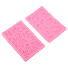Rosa Ahornblatt-Fondantform, Silikon, flexibel