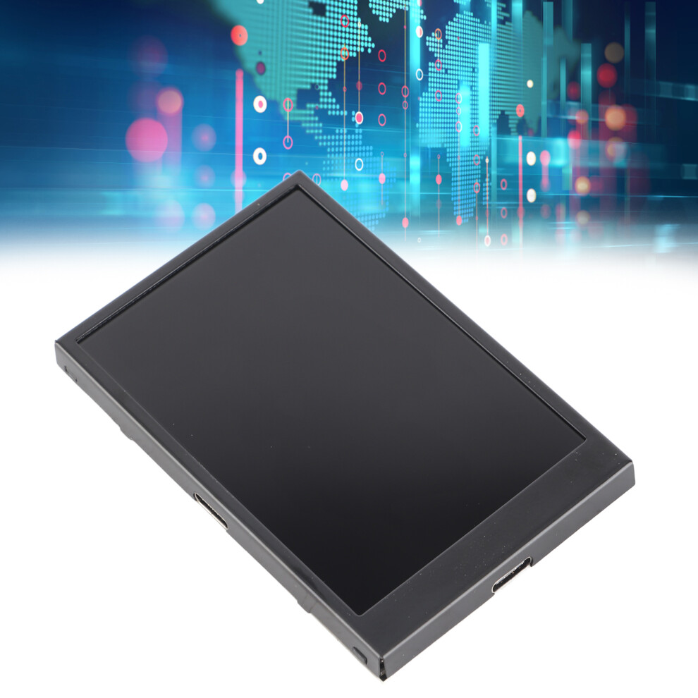 3.5In Ips Usb Screen Full Viewing Angle Multi Theme Energy Saving Ips Secondary Screen Usb Mini Monitor For Rpi 7891321013830