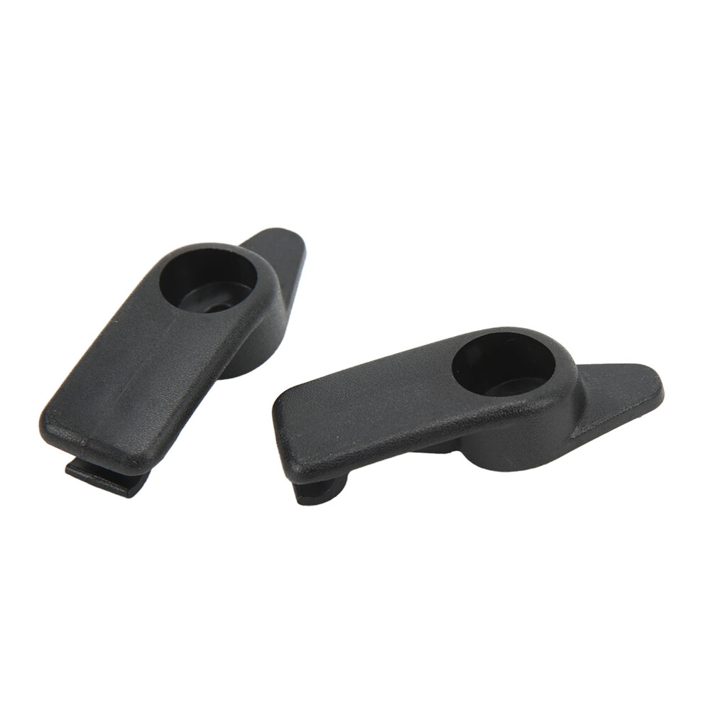 Pair Car Sun Visor Clip Bracket Holder 10411051 Replacement For Corvette C5 1997Â2004 Black 5021321016384