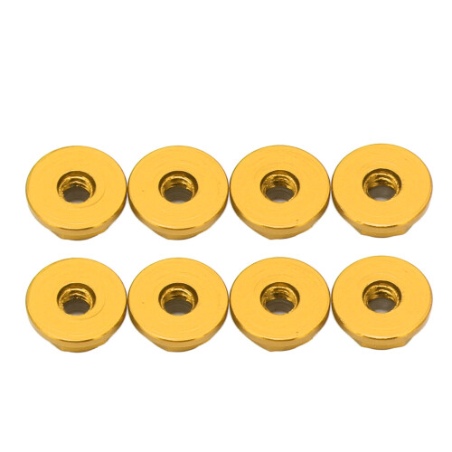8 Stück 1/24 M2 Sperrmuttern, Aluminium, Gold 1