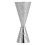 Leaves Stripe Jigger Doppelkopf 30/60ml Edelstahl 16