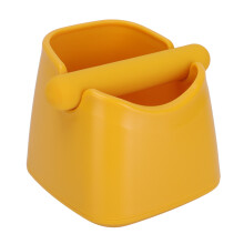 gelbe Kaffeeknockbox 408 g; Top 10,3 x 11,5 cm