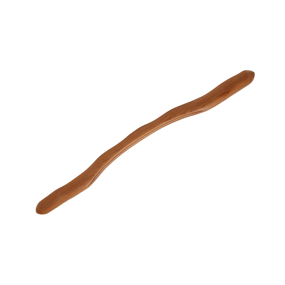 Wooden Scraping Stick 3 Grooves Ergonomic Skid Resistance Carbonized Beech Wood Gua Sha Stick 20.5in