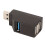 Mini hub USB de 3 puertos, USB 2.0/3.0, PVC 14