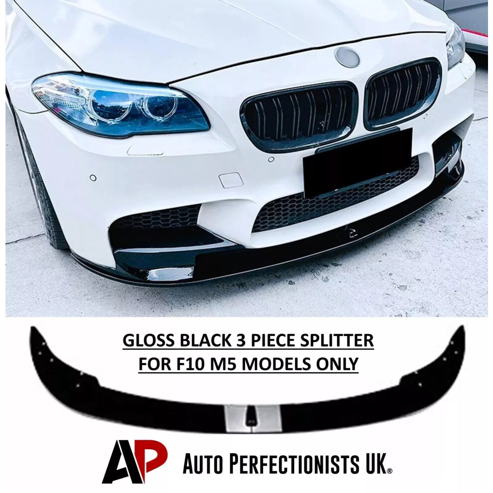 For Bmw M5 F10 Front Splitter Spoiler Lip Wing Body Kit 2010-2017 5061072667237