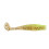 6 Stück T-Tail Silikon-Köder 8 cm 5 g Gelb-Gold 12