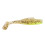 6 Stück T-Tail Silikon-Köder 8 cm 5 g Gelb-Gold 8