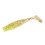 6 Stück T-Tail Silikon-Köder 8 cm 5 g Gelb-Gold 10