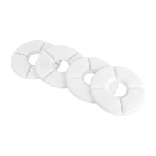 12 piezas de filtros redondos para fuente de gatos 4,9 x 4,9 pulgadas AC
