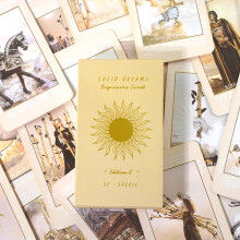 78 cartas de tarot en inglés, 10.3x7x2.5cm caja de color