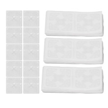 100pcs UHF RFID Tag 860‑960MHz KM4 Rewritable Adhesive Inlay Label 50x50mm/1.97x1.97in for Warehouse Management