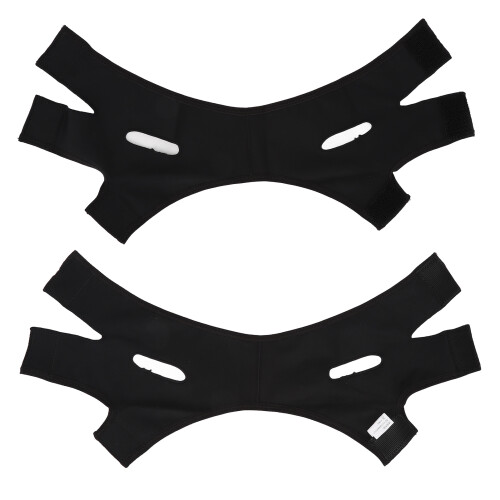 Modell Slimming Face Strap Größe M Schwarzes PU-Band 1 Stk. 2