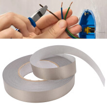 Cinta de tela conductora 25 mm x 50 m con adhesivo de 0,12 mm