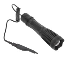 Aluminium IR-850nm Taschenlampe 165x40x30mm Schwarz 18650