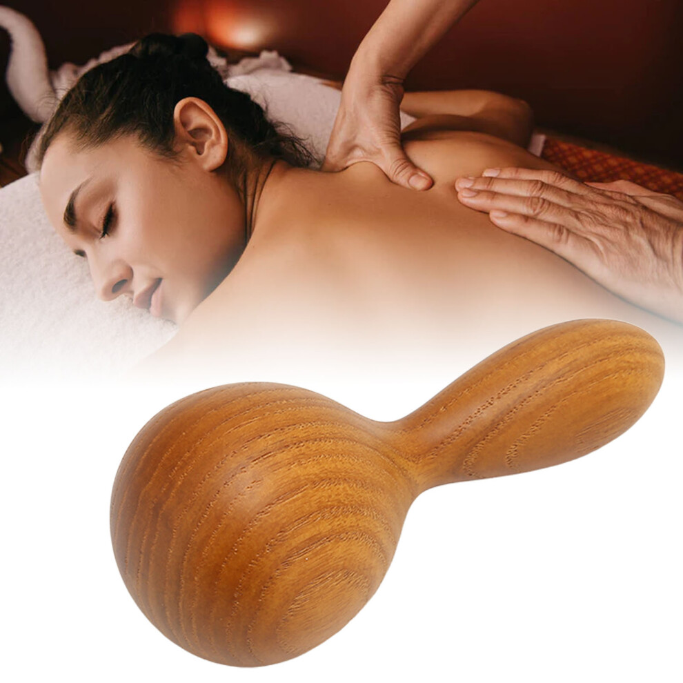 Essential Oil Massage Hammer SPA Dredge Meridians Scraping Massage Stick Wooden Milk Bath Massager Therapy Relaxation Round Ball Massager