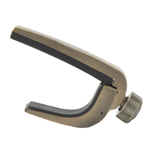 Capo de latón antiguo para ukulele y guitarra 2