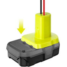 Adaptador de alimentación para batería 18 V P107, base de 85x75 mm, 14,4 V
