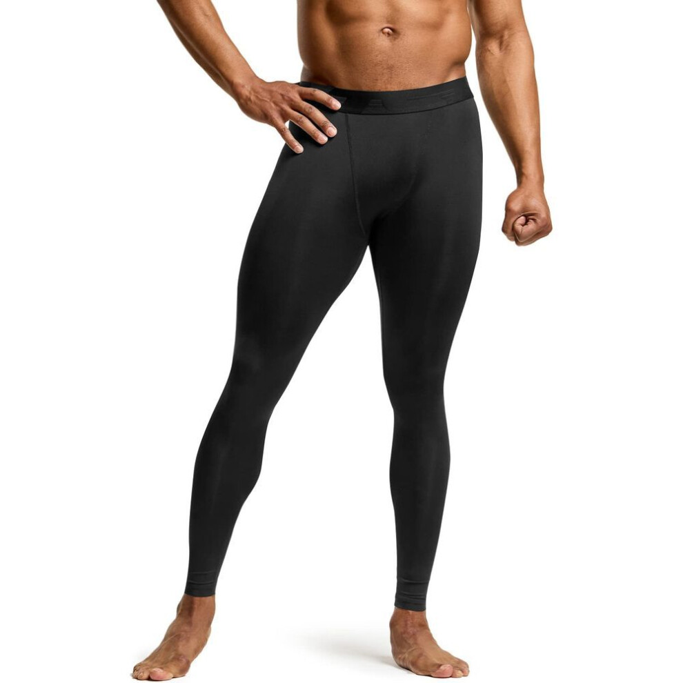 [tesla] Compression Wear Tights Men's [stretchyuv Protectionsweat Absorbent Quick Drying] Sports Tights Running Wear Compression Tights Spats