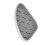 Estante de esquina triangular gris de plástico impermeable 1