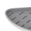 Estante de esquina triangular gris de plástico impermeable 12