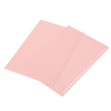 A5 20 hojas 20 agujeros cubierta de encuadernación PP Rouge Pink