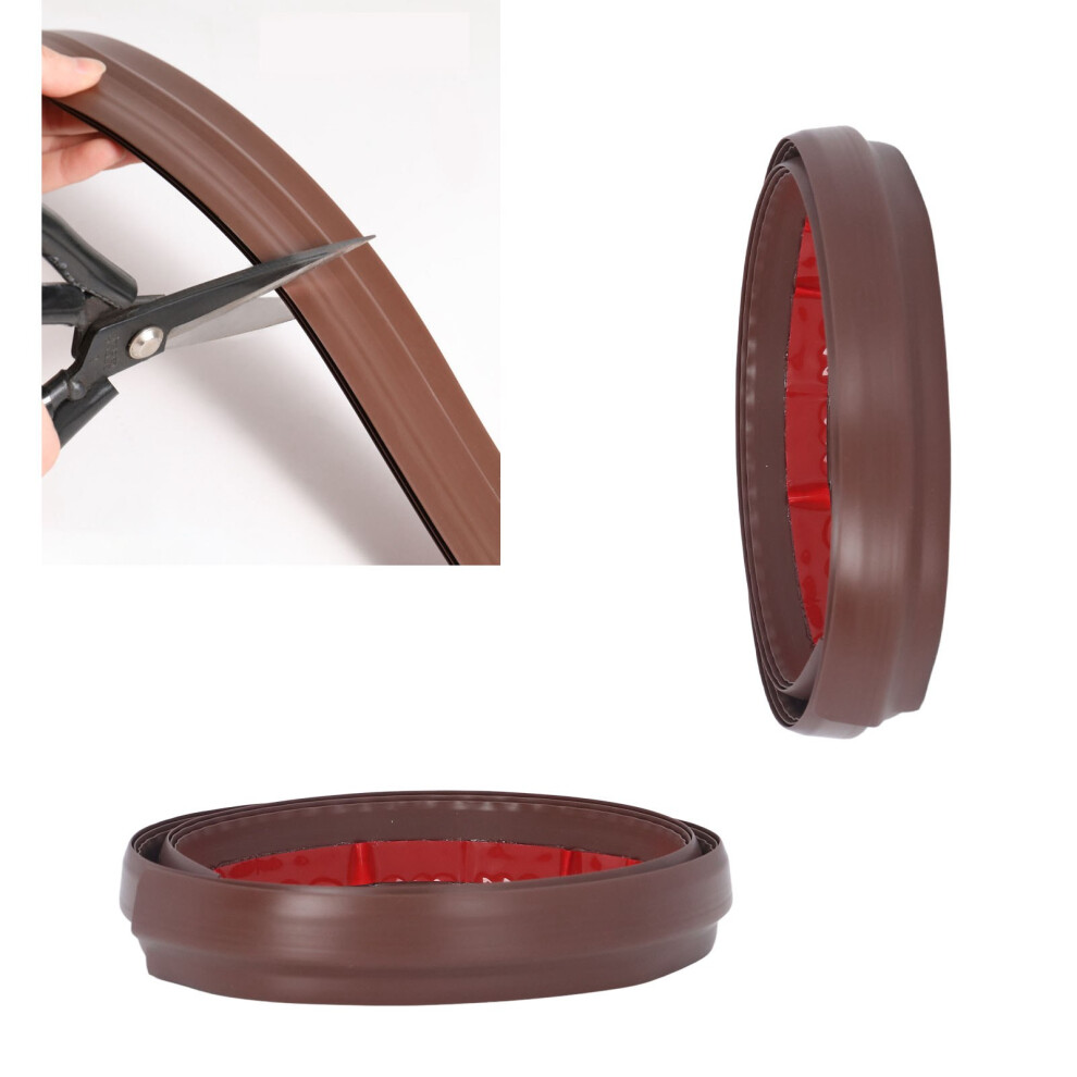 2Pcs Door Draft Stopper TPVC 3 Layer Sweep Noise Blocker Set Kit for Home Office 50mm / 1.97in-image-OPC-PHV9K9C-NEW