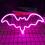 Fledermaus-LED-Neonzeichen 36x2x18 cm USB- oder batteriebetrieben 4
