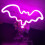 Fledermaus-LED-Neonzeichen 36x2x18 cm USB- oder batteriebetrieben 5