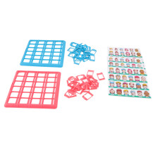 Desktop-Puzzle-Kartenspiel zum Erraten, Rot & Blau, Ab 3 Jahren