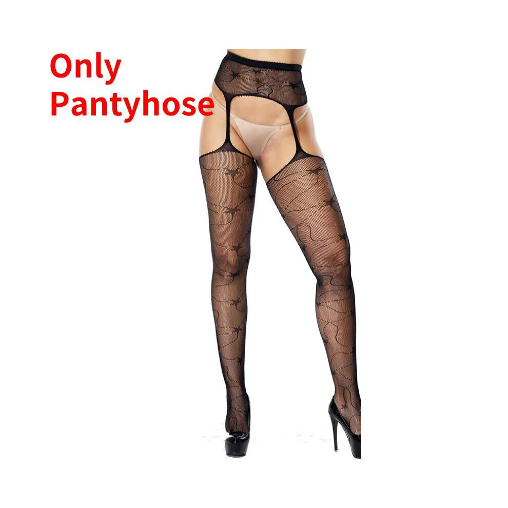 (Style O)Lingerie sexy femme bas résille dentelle collants sous vêtement vêtements