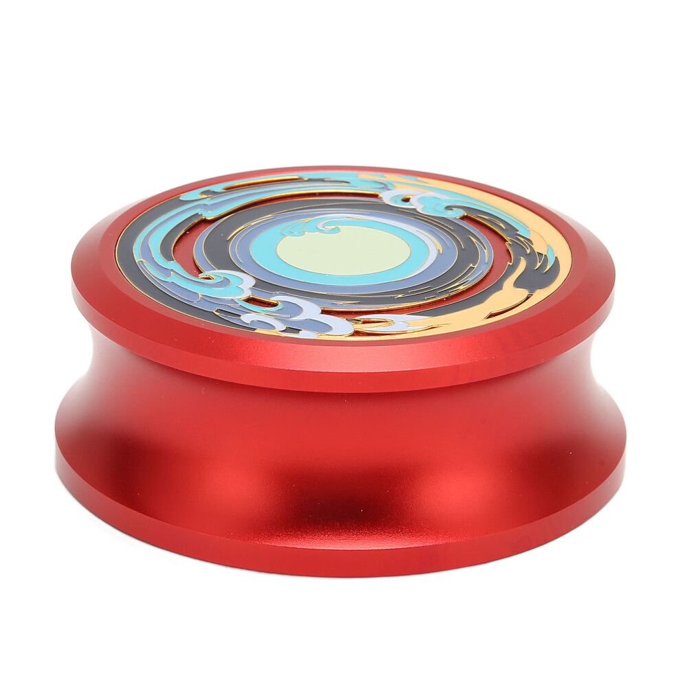 Lp Vinyl Turntables Disc Stabilizer Professional Record Weight Clamp With Silicone Bottom Pad For Vibration Damping Red 4921321042974