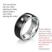 Fashion Android Phone NFC Smart Finger Ring Multifunctional Intelligent Wearable