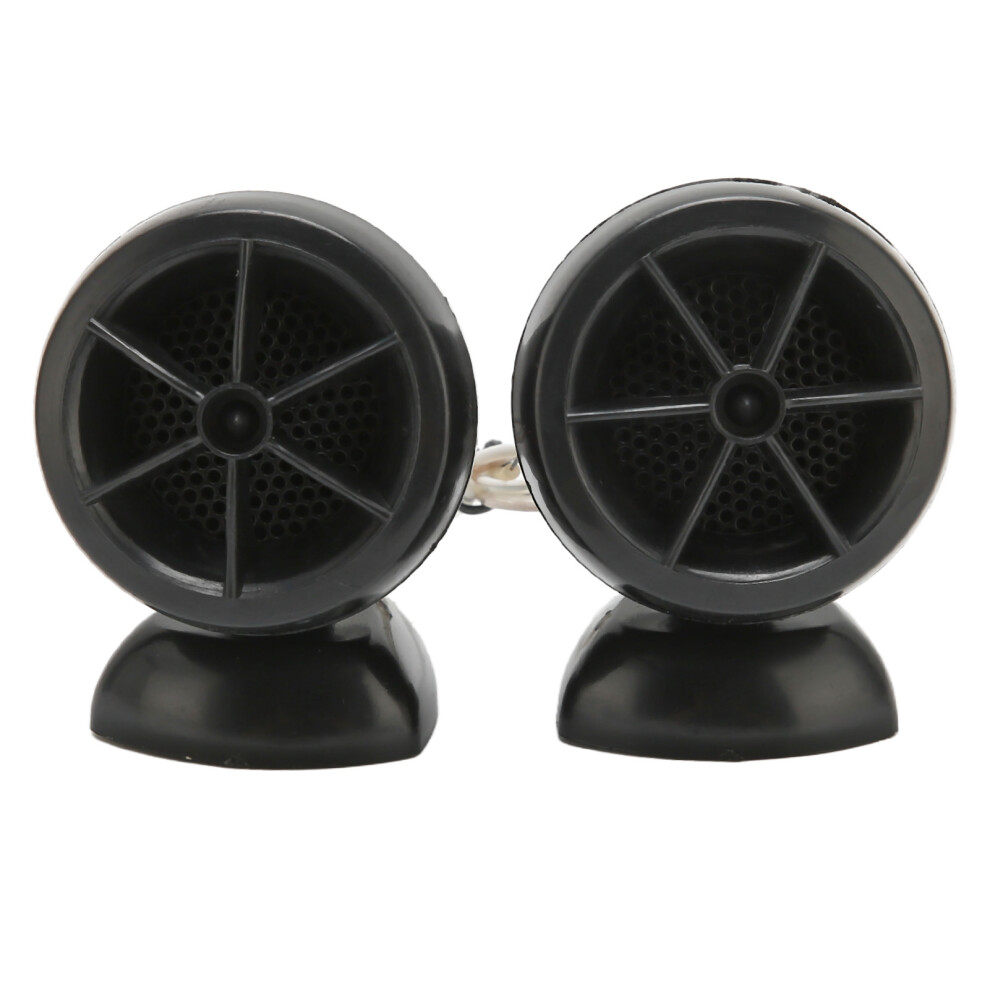 2Pcs Dome Tweeter 1200W Loudspeaker High Sensitivity Universal For Car Audio Systems Black 4341321043526
