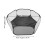 Small Animals Tent Foldable Breathable Interactive Easy Access Portable Small Pet Playpen for Pets Black 3