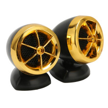 Kuppel-Hochtöner 1200 W 2 Stück Gold ABS 4-8 Ω Car-Audio
