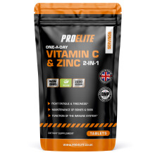 (360 Tablets) Vitamin C + Zinc Vegan Tablets Health Support