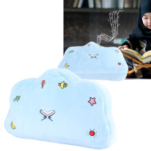 Almohada del Corán azul en forma de nube LED poliéster 1 pieza