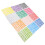 12 Stück Bügelbuchstaben - 12 Farben, Hitzetransfer 14